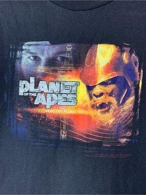 Rare Vintage 2001 Planet Of The Apes Movie Promo T shirt